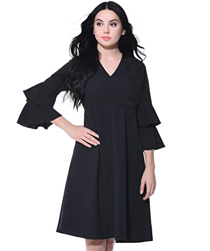 Image of Uptownie Lite Women's Crepe Skater Knee Length Dress