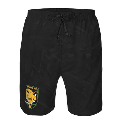 Simple_Metal-Gear-Solid Fox Teenager Beach Shorts Swim Trunks Quick Dry Summer Outdoor Workout Shorts4