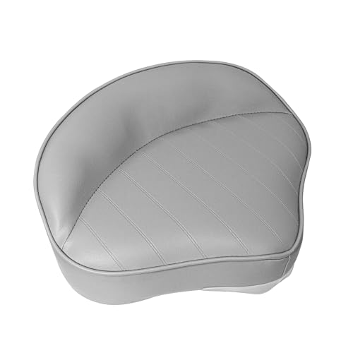 Vancus Casting Seats for Boat, Marine Grade Universal Pro Casting Fishing Bass Boat Seat Bike Butt Chair, Gray (1-Pack)