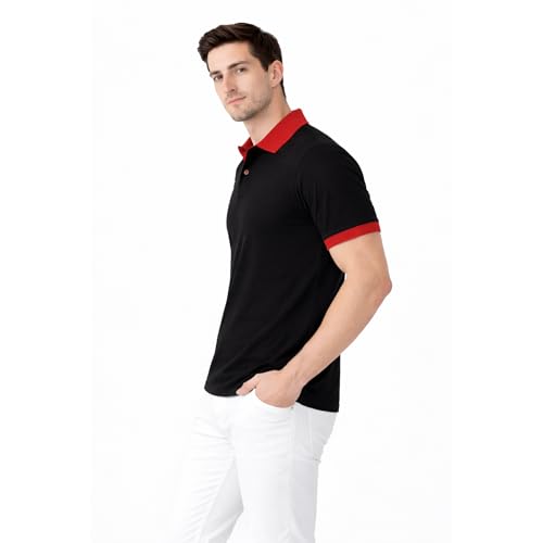 Image of Sink Men's Polo T-Shirt | Half Sleeve Polo Neck T-Shirt | Cotton Blend Fabric | Regular Fit t-Shirt