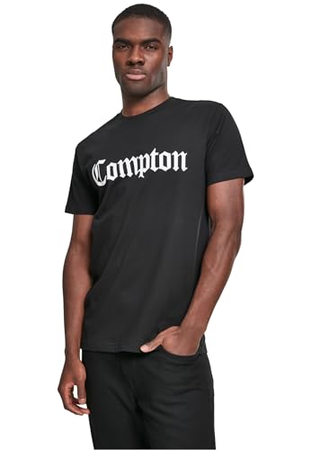 Mister Tee Compton Camiseta de Manga Corta, Negro, M para Hombre