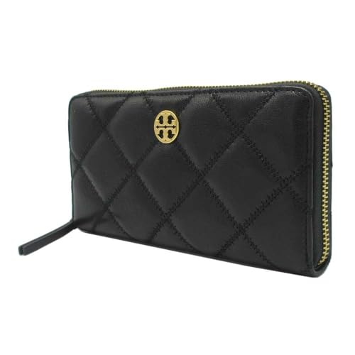 Tory Burch Women's Willa Zip Continental Wallet (Black)