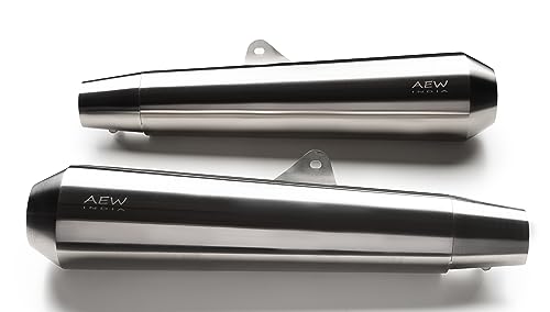 AEW Megaphone for Interceptor/GT 650 TE 103 Stainless steel 304 Matt Polish