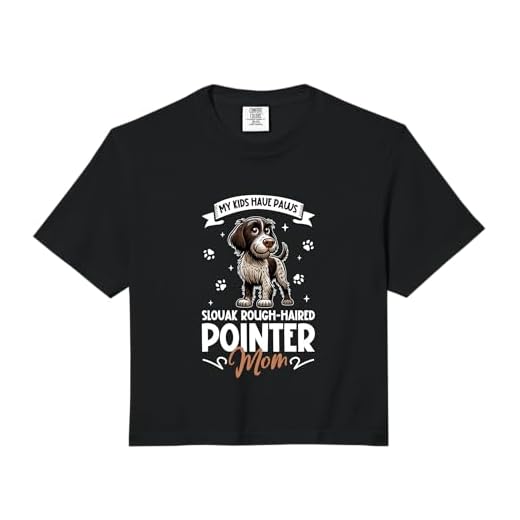 Slovak Rough-haired Pointer Mom Comfort Colors Crop Top