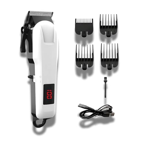 Image of Quicknik Professionals Design Perfect Shaver And Haircut Rechargeable Beard And Moustaches Hair Machine And Trimming With Cord And Without Cordless Use for Men (White)