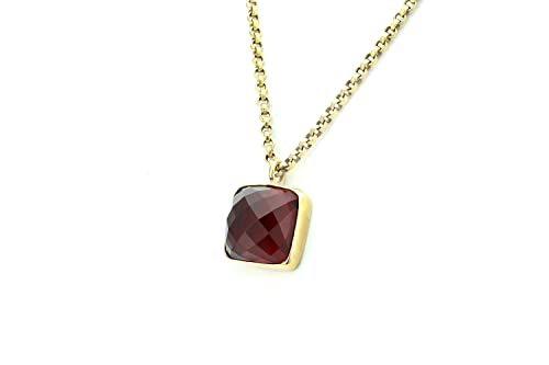 Pendentif grenat d'exception en vermeil et or pour un style luxueux et personnalisé