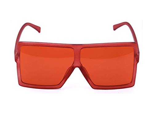 W&Y YING Square Oversized Sunglasses for Women Big Large Men fashion shield