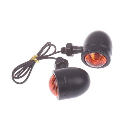 Lumières lot de 2 clignotants de moto universels 12V accessoires de signalisation