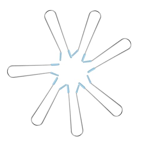 IWOWHERO Hot Roller Clamps 20pcs Hot Roller Clips for Hair U-shaped Metal Wire Clips for Women