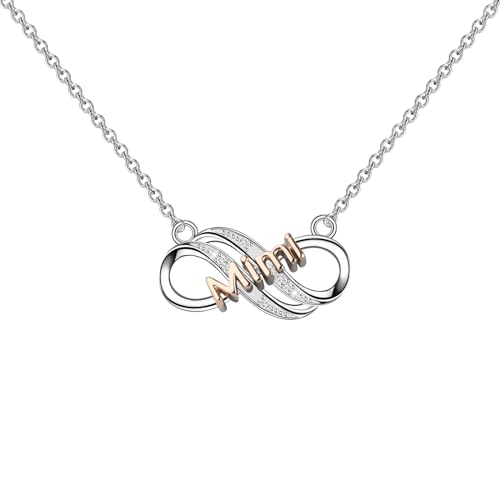 LQRI Mimi Necklace Mother Day Gift Mimi Infinity Love Necklace Grandmother Nana Charm Gift3