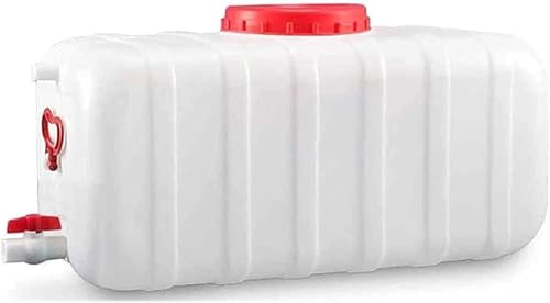 Réservoir d'eau avec robinet en plastique épais pour stockage extérieur et camping