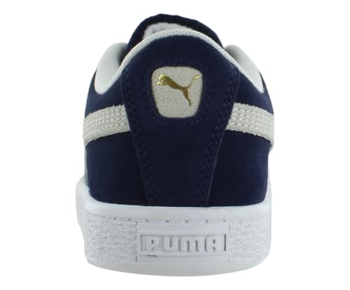 Image of PUMA Classic XXI PS Boys Shoes Size 1.5, Color: Peacoat /White