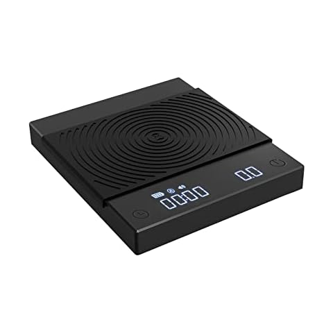 TIMEMORE Black Mirror Basic Plus Coffee Scale with Timer Digital Auto-Timing Barista Pour-Over Hand Drip V60 Coffee Brewing Cover