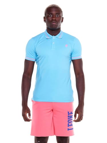 Polo à manches courtes LEONE 1947 Apparel avec col boutonné et coupe droite