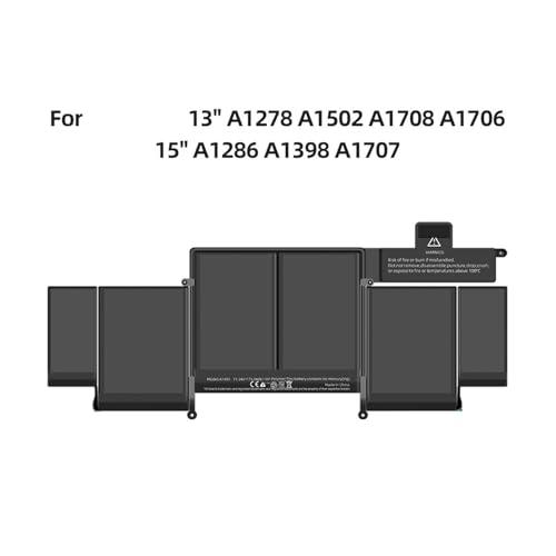 Batterie A1502 MacBook Pro 13 compatible A1493 bloc de remplacement - 2