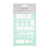 Filofax Planning Stencil Sheet