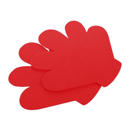 POPETPOP Five Finger Gloves Dress up Gloves Cheerleading Pom Poms for Cheerleading Flower Cheer Leader Pompom