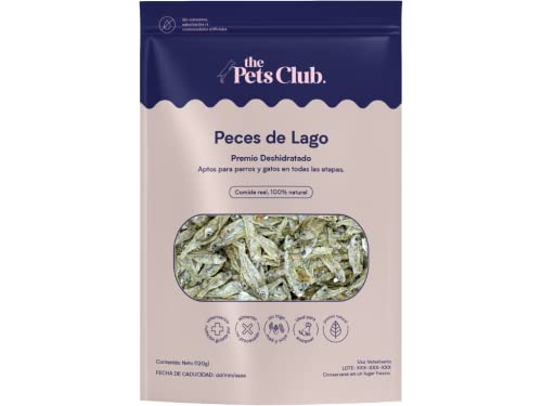 Mascotas, Pet Products The Pets Club Premio 100% Natural para Perros (Peces de Lago)