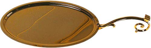 Bandeja de Comunión fabricada en metal dorado