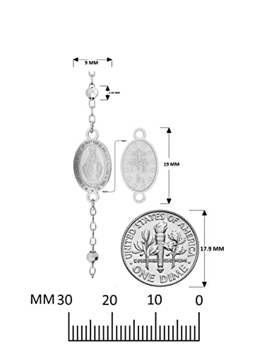 TURQNTAUPE 925 Sterling Silver Bead Station Bracelet for Women & Girls - everyday wear gifts for her4