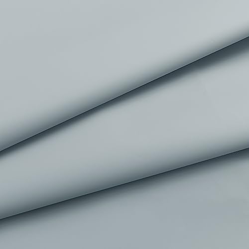 Image of Barossa Design Shower Curtain Liner - Premium PEVA Shower Liner for Bathroom, BPA & PVC Free, No Chemical Smell, Lightweight Standard Size Bath Curtain with 3 Magnets, Metal Grommets - Stone Blue