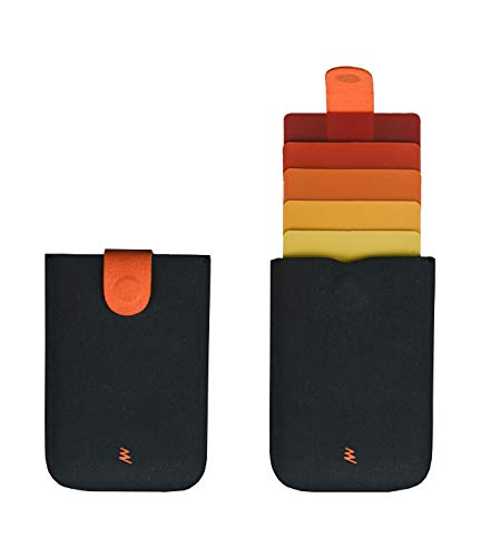 DesignNest by Allocacoc - Lámpara LED, Color Rojo y Negro