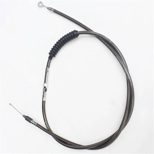 Câble d'embrayage tressé en acier Harley en finition Smoky Black Pearl de 190 cm