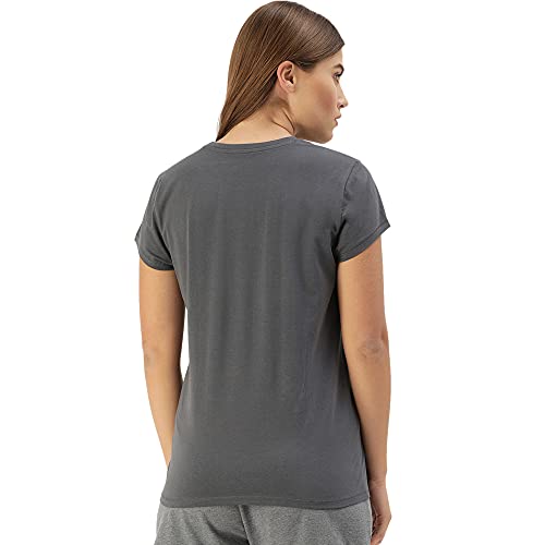 Image of Enamor Short Sleeve Crew Neck Regular Length Basic Crew T-Shirt - Slim Fit, Soft and Breathable Stretch Cotton - E147