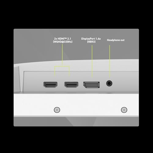 Image of MSI MAG 274QRFW X32 Gaming Monitor 27 inch 2560 x 1440 (QHD), 320Hz, Adaptive Sync, HDR Compatible, HDMI, VGA Port, VESA Mount, Tilt, 4-Sided Thin Bezel, 0.5ms, White