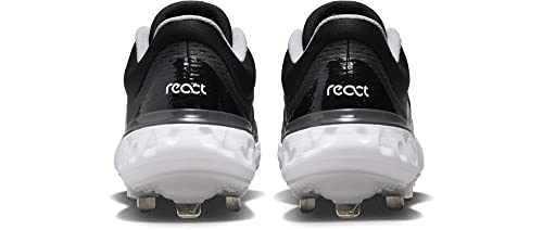 Nike Alpha Huarache Elite 4 Low DJ6521-001 Black/Blue Tint/Anthracite/White Men's Metal Baseball Cleats 7 US