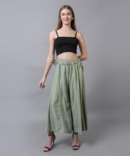 Image of Rayon Comfort Fit Palazzo