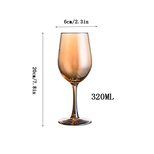 Copas de champán arco iris de vidrio colorido para vino cristal tinto colección flauta 3