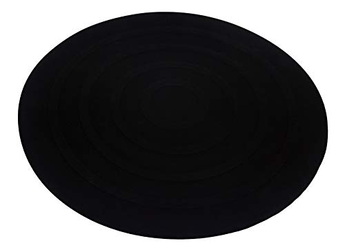 4 Descansos Almofada Silicone Fogão Indução (PRETO)