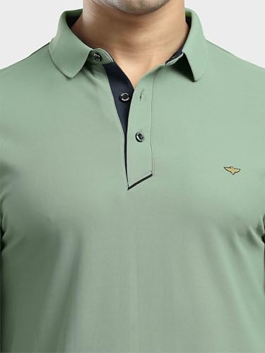 Image of STELLERS Men's Full Sleeve Polo T-Shirt | Feather Touch Feel | Odour Resistant | Wrinkle Free | Quick Dry | Stretchable | Lightweight | Anti-Static | UV Resistance | Anti-Microbial