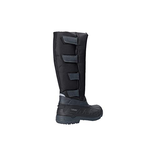 Bottes de pluie Kemble courtes noires 39 avec semelle crantée antidérapante unisexe - 2