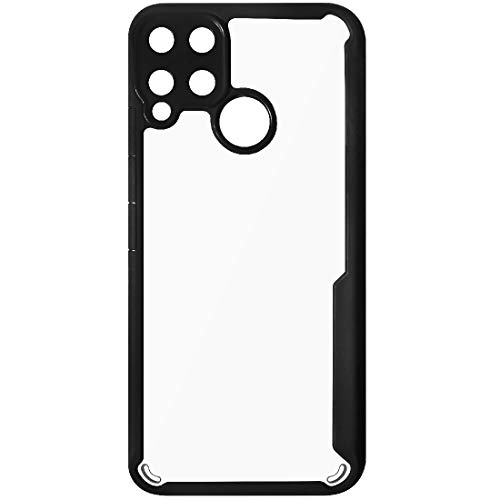 Image of Amazon Brand - Solimo Mobile Cover (Soft & Flexible Shockproof Back Case with Cushioned Edges) for Realme C12 / Narzo 20 / Narzo 30A / C15 / Narzo 20 (Black)
