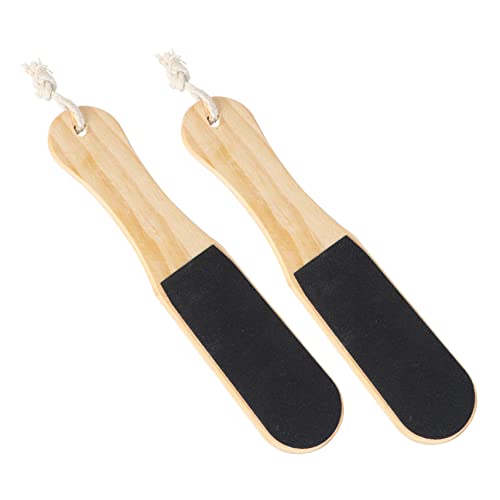 DECOMELODY 2 Piezas Escofina De Pies Herramienta Para Quitar Callos En Los Pies Archivo De Pie De Doble Cara Herramienta Para Raspar Los Pies Herramientas De Pedicura De Pie De Madera
