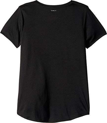 adidas Girls' Short Sleeve Scoop Neck Tee T-Shirt2