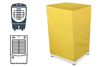 The Furnishing Tree Air Cooler Cover compatible for Symphony Ninja Personal 27 Ltr Medium Tower Cooler, Ployester, Yellow