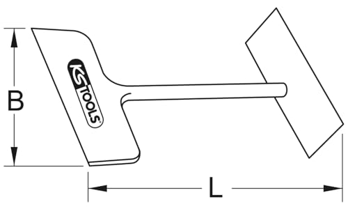 Grattoir BRONZEplus KS Tools l'excellence antidéflagrante
