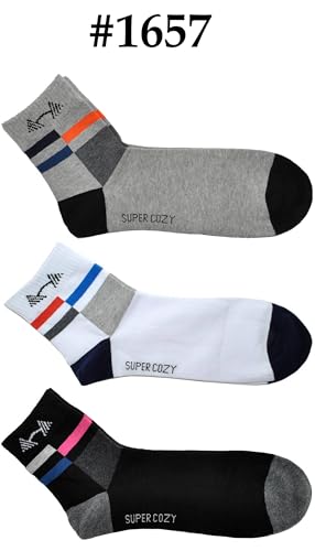 OWL SUPER COZY Wholesale Crew Socks for Men, Assorted Colors Breathable Cotton Athletic Socks3