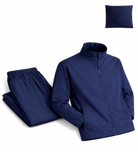 Image of Waterproof Raincoat for Men | Lightweight & Durable Rain Jacket with Hood | Windproof & Breathable | Travel-Friendly, Bike & Motorcycle Use I88