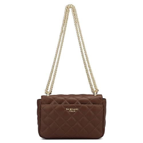 Image of Da Milano Small Leather Shoulder Bag (LB-OR-3024)