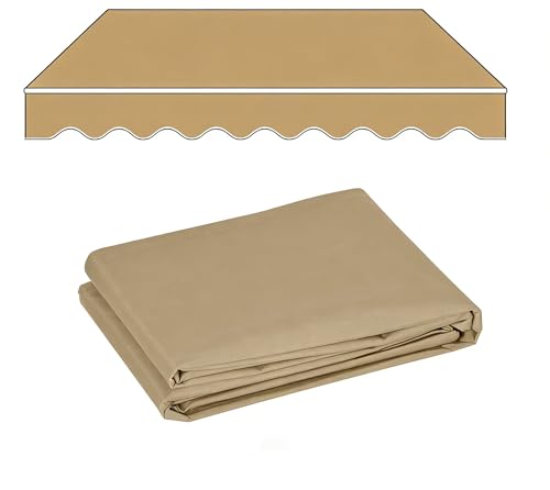 Toile de remplacement pour store banne Sunsetter tissu Oxford PVC imperméable 3.6x2.5m - 2