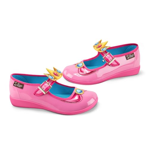 Image of Hot Chocolate Design Chocolaticas Princess Women's Mary Jane Flat Multicoloured HCD 41, Princess, 9 UK