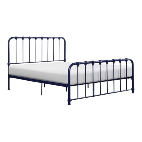 Lexicon Leongatha Metal Bed, Queen, Navy Blue