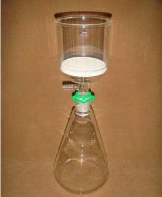 GOWE 3000 ml Filtración set [Erlenmeyer + embudo de filtración (3 #)], laboratorio cristalería Set