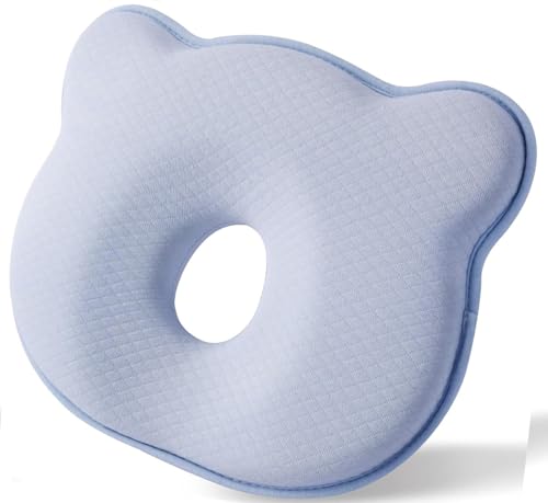 Image of 2026 Memory Foam Portable Donut Soft Pillow Cozy Blue Prеvents Maternity FΙatShapеs Travel Pillows/Blue-an2