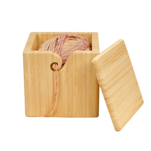 Image of Joyeee Bamboo Yarn Bowl and Crochet Hooks Set, 10 Pcs Long Crochet Hooks Tools Kit for DIY Wool Braid Craft, Toy, Hairpin Lace, Baby Socks, Shawl, Handmade Crochet Kit for Wife, Mum, Grandmother Gift