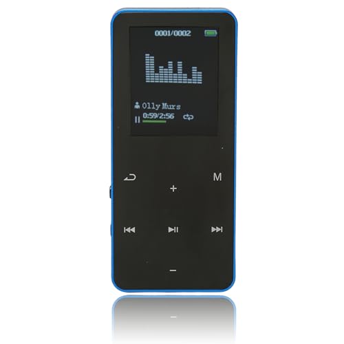8GB MP3-Player mit Bluetooth, 8 GB Musik-Player für Kinder, Studenten, Senioren, Digitale Audio-Player, Tragbarer HiFi-Sound, MP3-Musik-Player, Geschenke (Blau) 8GB MP3-Player mit Bluetooth, 8 GB Musik-Player für Kinder, Studenten, Senioren, Digitale Audio-Player, Tragbarer HiFi-Sound, MP3-Musik-Player, Geschenke (Blau)
